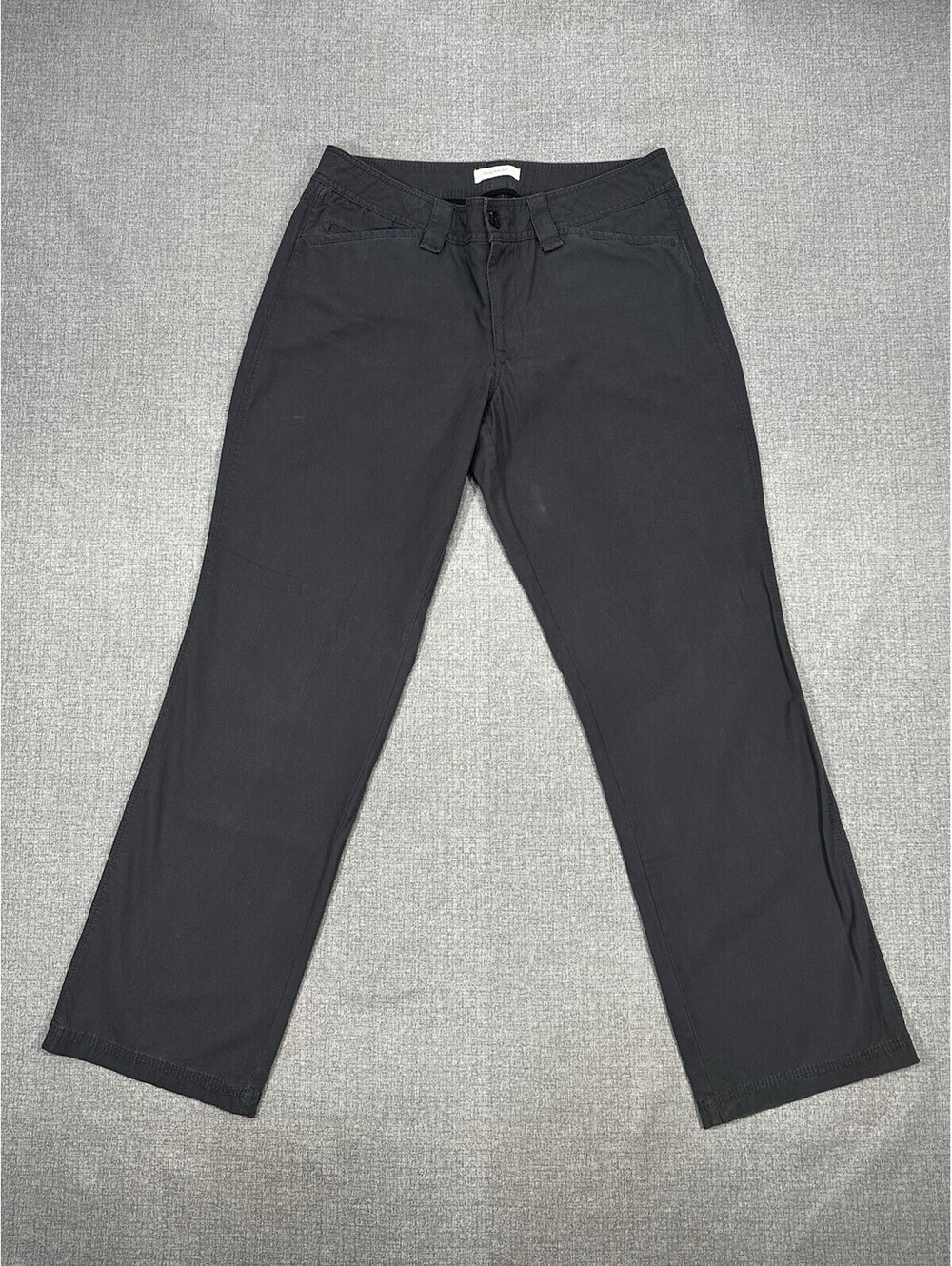 Dockers Women’s Utility Work Pants Gray US 12 Paint Stains Cotton W34 L30.5